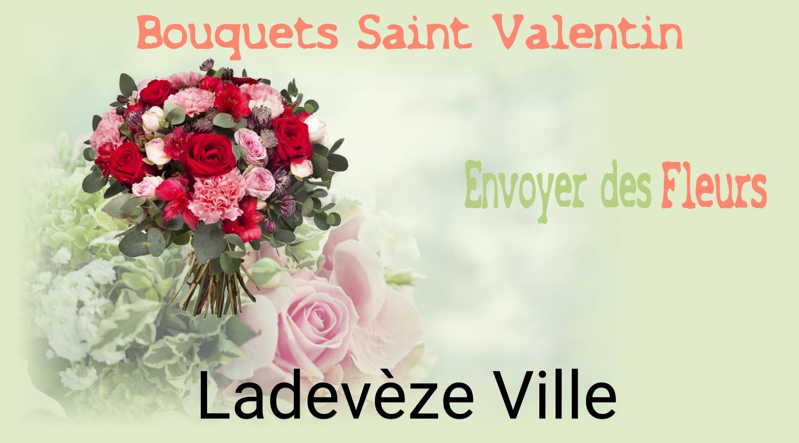 Roses de Saint-Valentin livrées à Ladevèze-Ville